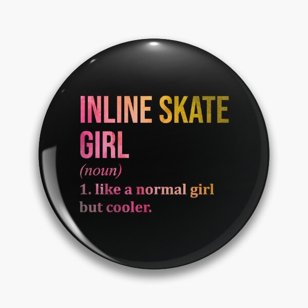 Item preview, Inline Skating Girl Definition in Watercolor designed and sold by XCIV.
