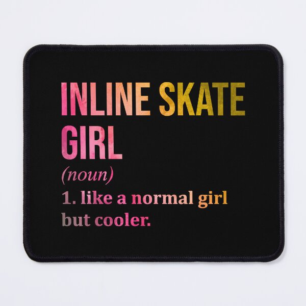 Item preview, Inline Skating Girl Definition in Watercolor designed and sold by XCIV.