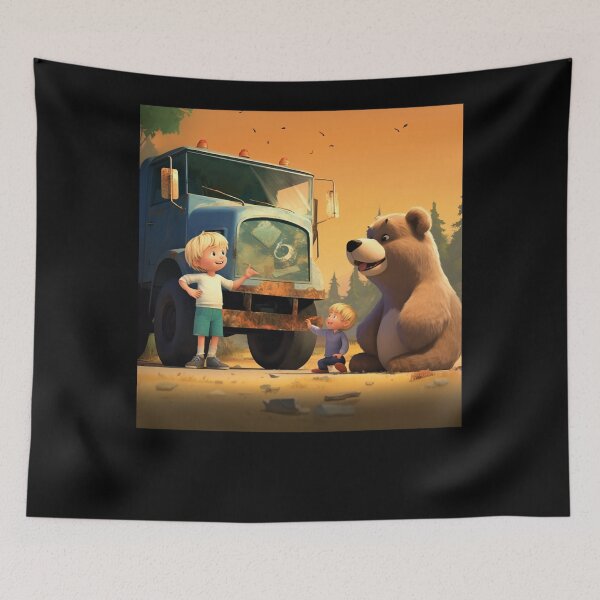 Item preview, Hank and the Trash Truck Adventure  Kids designed and sold by ClothingKellen.