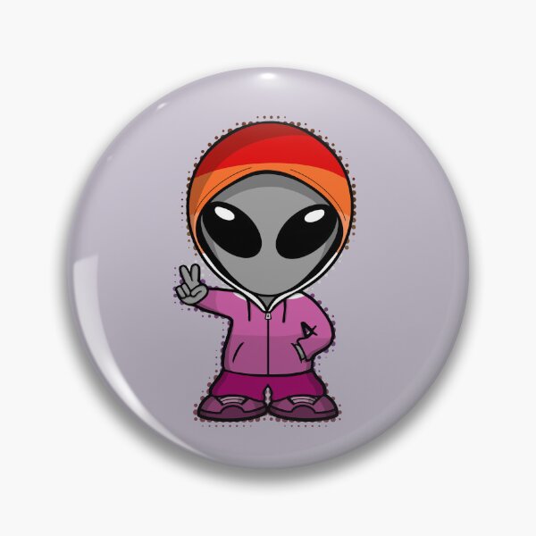 Artikelvorschau, Space Alien Lesbian Pride Farben entworfen und verkauft von SpaceAlienTees.