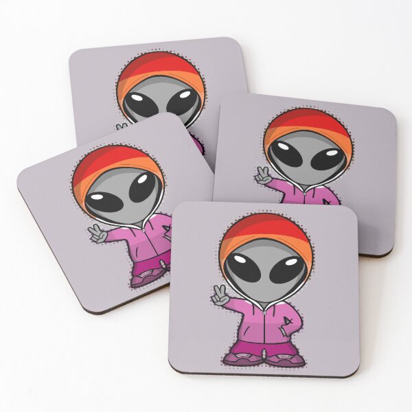 Item preview, Space Alien Lesbian Pride Colors designed and sold by SpaceAlienTees.