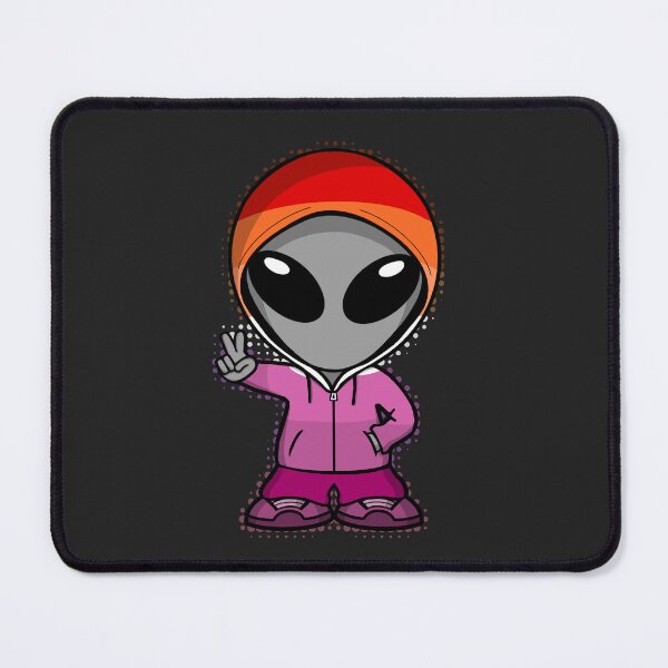 Item preview, Space Alien Lesbian Pride Colors designed and sold by SpaceAlienTees.