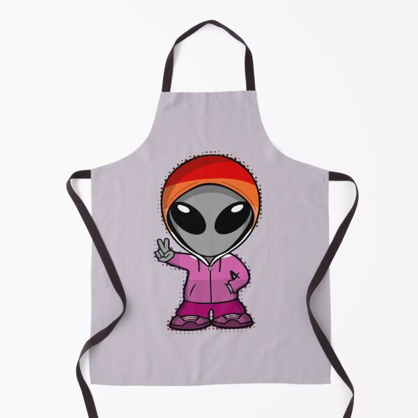 Item preview, Space Alien Lesbian Pride Colors designed and sold by SpaceAlienTees.