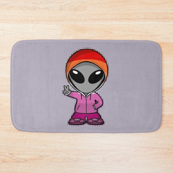 Item preview, Space Alien Lesbian Pride Colors designed and sold by SpaceAlienTees.