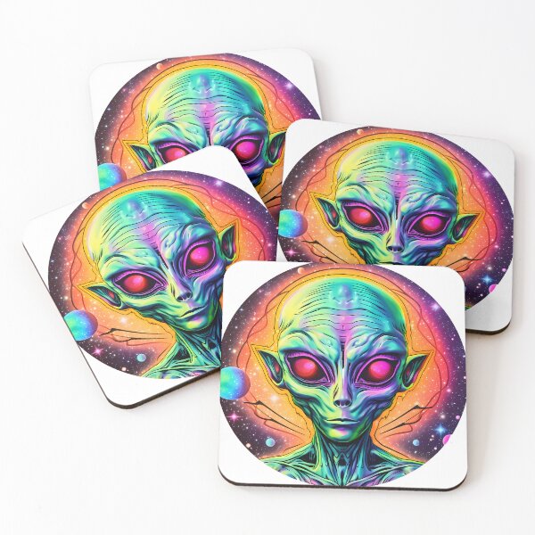Item preview, Psychedelic Alien III designed and sold by twXstedstXckers.