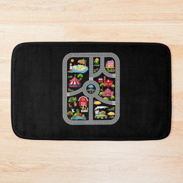 Item preview, Play Cars On Dad's Back Mat Road Car Race Track designed and sold by LillianaHarber.