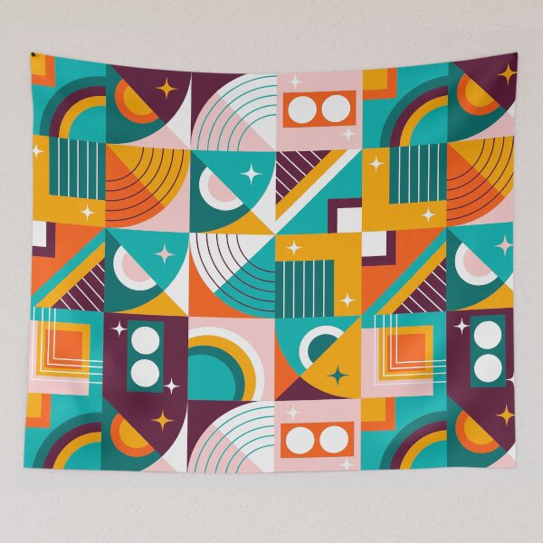 Item preview, Geometric Mosaic Pattern designed and sold by Vector Scout Lab.
