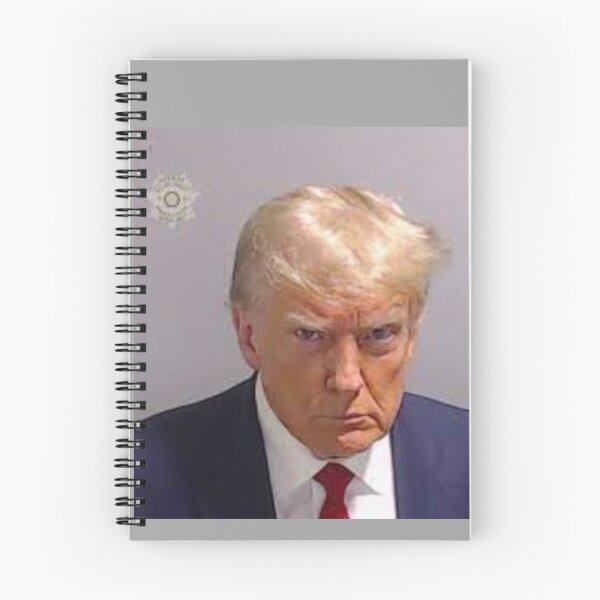Artikelvorschau, Fahndungsfoto von Präsident Donald Trump entworfen und verkauft von Bermatt Designs.
