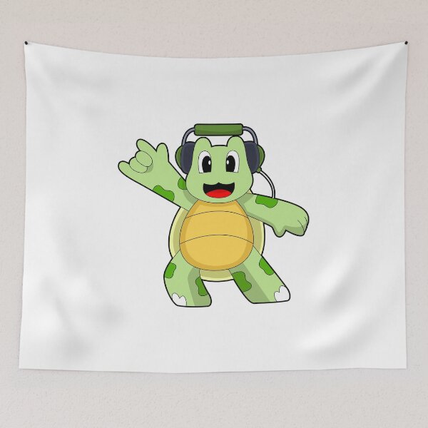Item preview, Turtle Musician Headphone Music designed and sold by Snabdesign84.