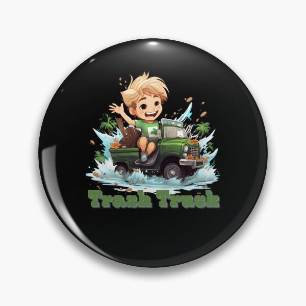 Item preview, Hank and Trash Truck, Surfing Waves of Love designed and sold by peltaWaylon89.