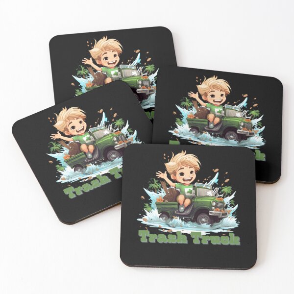 Item preview, Hank and Trash Truck, Surfing Waves of Love designed and sold by peltaWaylon89.