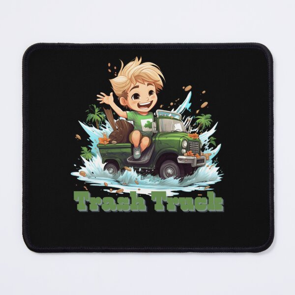 Item preview, Hank and Trash Truck, Surfing Waves of Love designed and sold by peltaWaylon89.