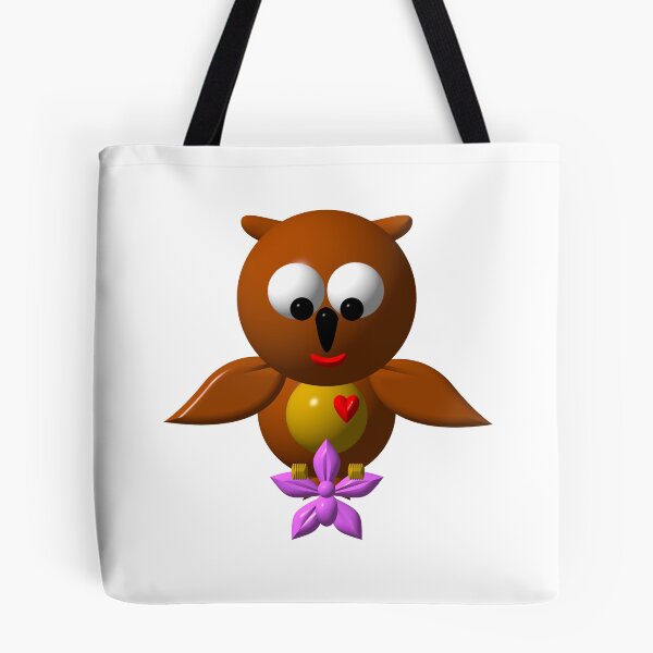 Item preview, Cute owl with orchid designed and sold by Artist4God.