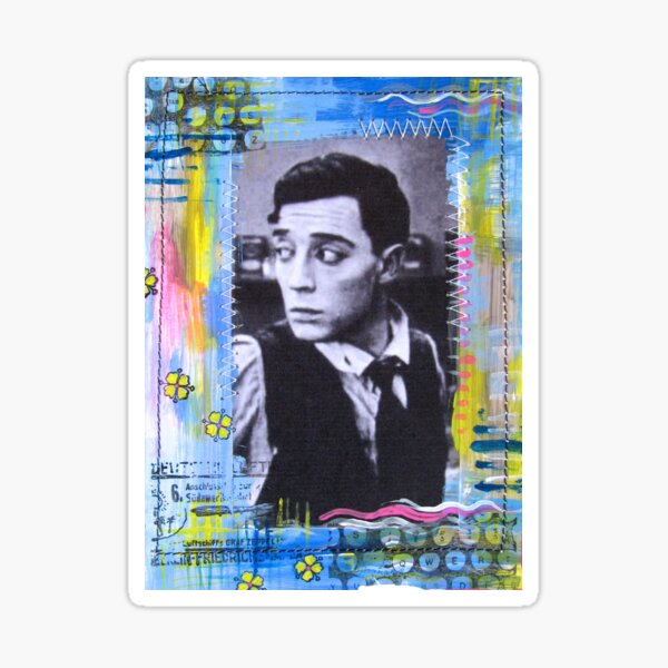 The Cook's Waiter (Buster Keaton) Sticker