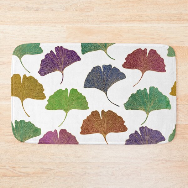 Artikelvorschau, Copy of Copy of Copy of Colorful Ginkgo leaves hand drawing on dark background entworfen und verkauft von likapix.