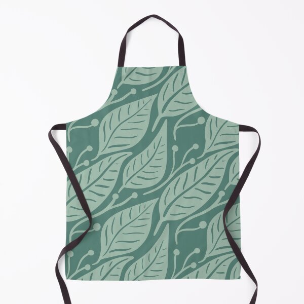 Item preview, Teal Green Leaves XL designed and sold by page-of-wands.