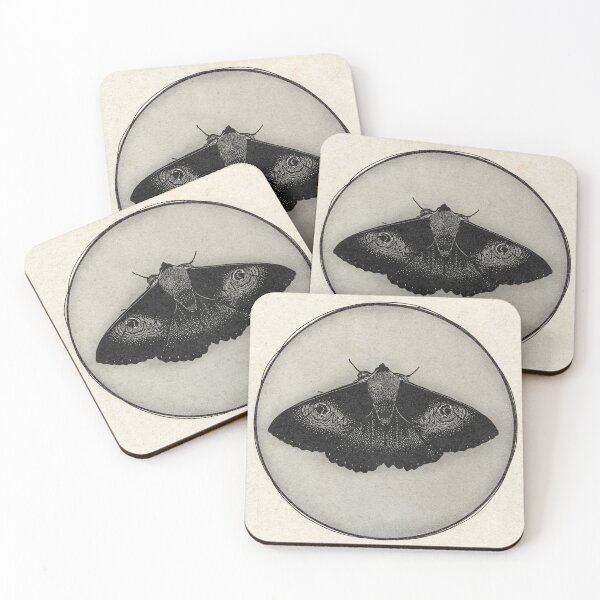Item preview, A Dark Moth With Patterns designed and sold by Jarrod Hall Art.
