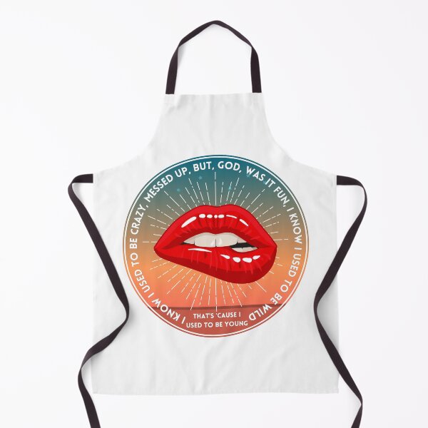 Item preview, Used To Be Young Red Lips Sunset Lyrics Design designed and sold by doria-photos.