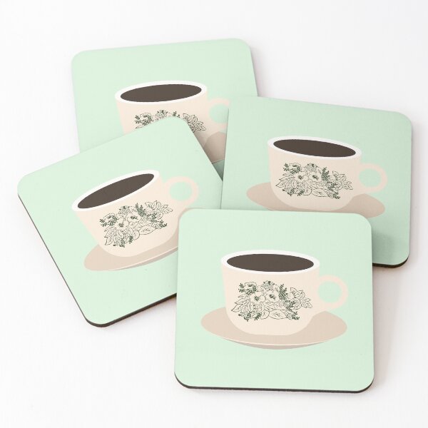 Item preview, Nanyang floral coffee cup   designed and sold by Petrikovvy.