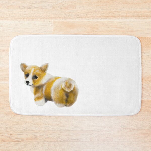 Item preview, Corgi dog acrylic / digital painting designed and sold by Funsize-Art.