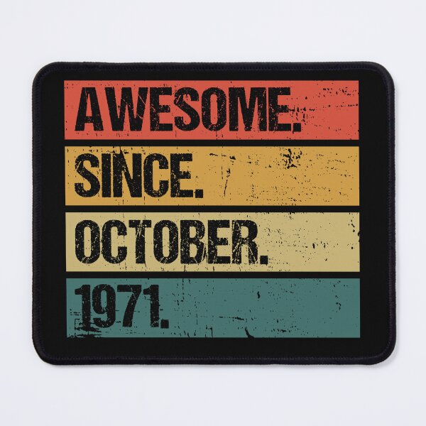 Item preview, Awesome Since October 1971 | Made In 1971 | Vintage October 1971 designed and sold by Christina-grich.