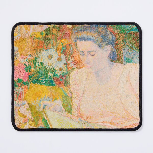 Item preview, Portrait of Mrs Marie Jeannette de Lange (1900) by Jan Toorop designed and sold by Vintage8.