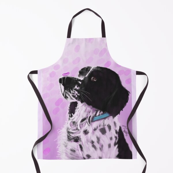 Item preview, Springer Spaniel enjoying some cherry blossoms designed and sold by thingamebobb.