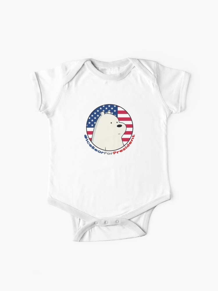Ice Bear For President We Bare Bears | Baby One-Piece