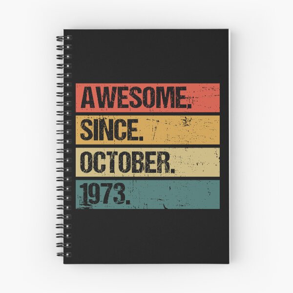 Item preview, Awesome Since October 1973 | Made In 1973 | Vintage October 1973 designed and sold by Christina-grich.