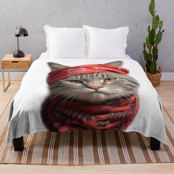 Item preview, Cat in a red bandanna designed and sold by Glamalt.