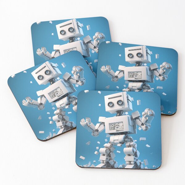 Item preview, cubic robot designed and sold by Quijote-.
