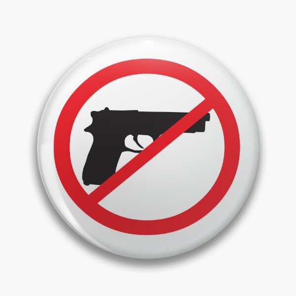 Item preview, Anti-Guns Sign designed and sold by retromoomin.