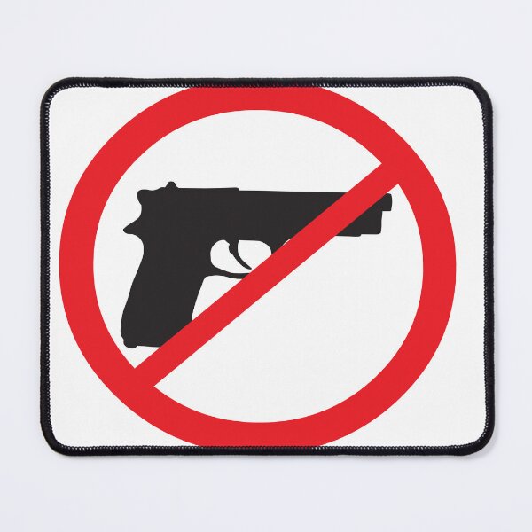 Item preview, Anti-Guns Sign designed and sold by retromoomin.