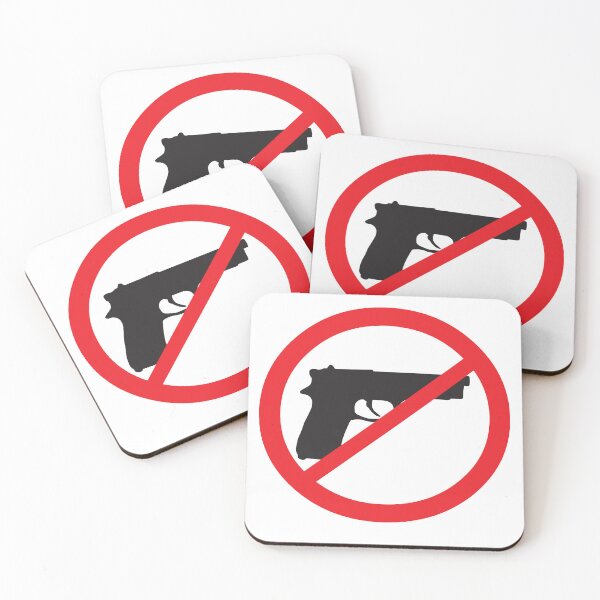 Item preview, Anti-Guns Sign designed and sold by retromoomin.