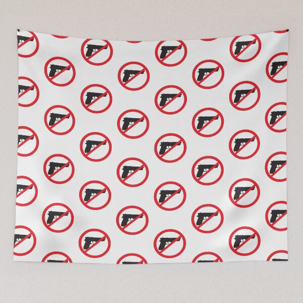 Item preview, Anti-Guns Sign designed and sold by retromoomin.