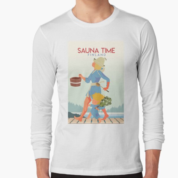 99.9 chance of sauna Unisex Long Sleeve Tee – Very Finnish Problems