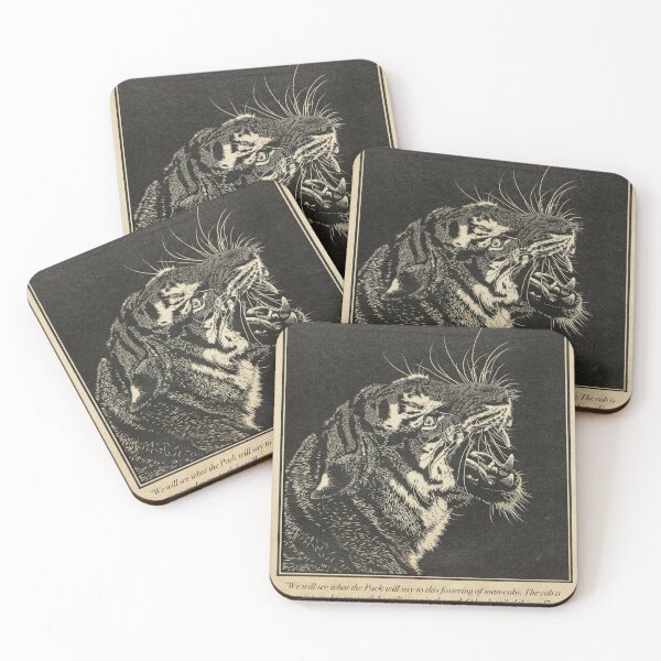 Item preview, Shere Khan the Tiger Villain From the Jungle Book designed and sold by Jarrod Hall Art.