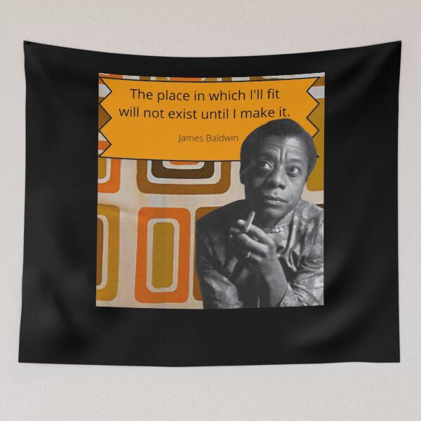 Item preview, James Baldwin Quote on Finding Your Place designed and sold by StoreGavyn.