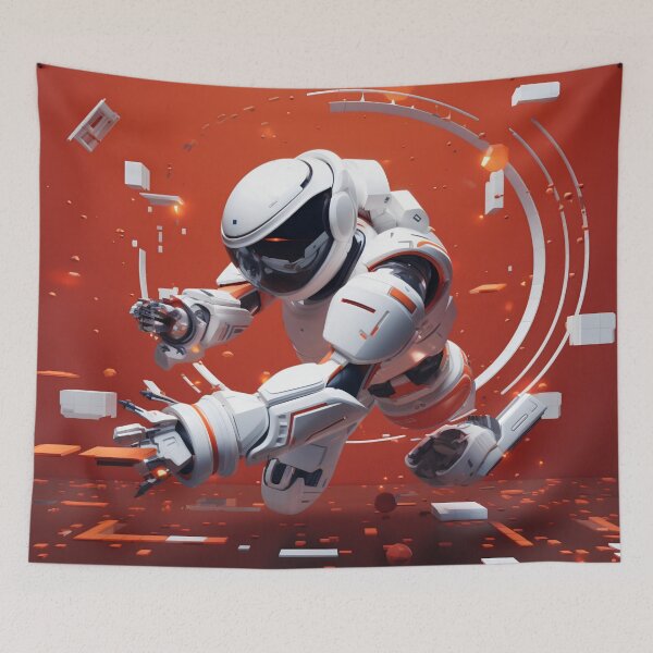 Item preview, space robot designed and sold by Quijote-.