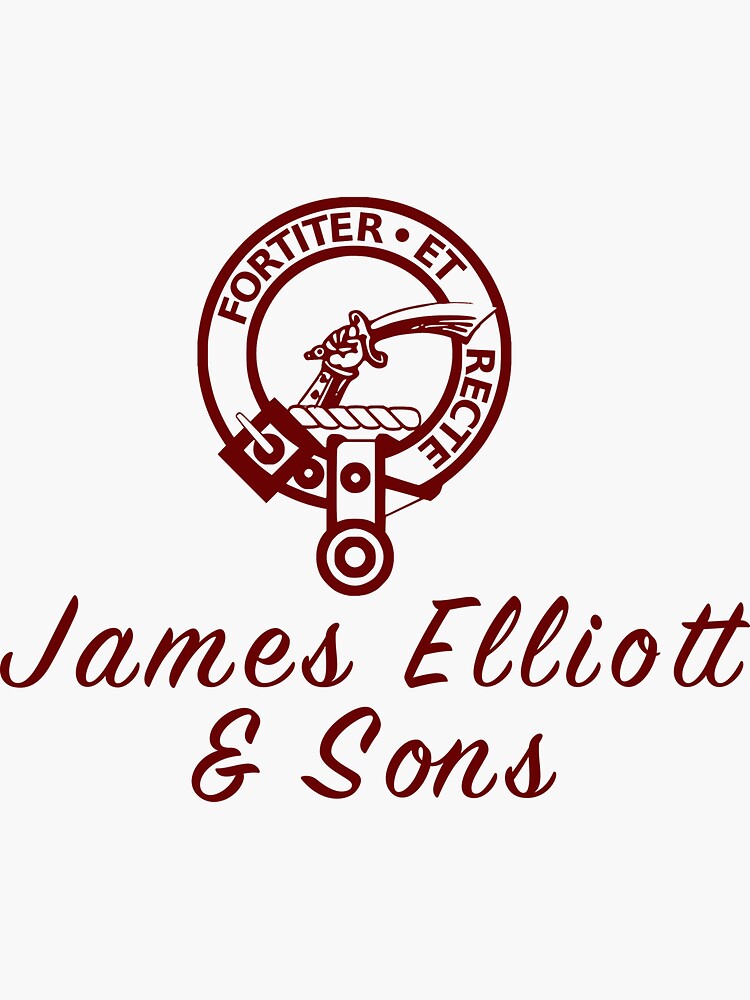"James Elliott and Sons" Sticker for Sale by StephenJElliott Redbubble