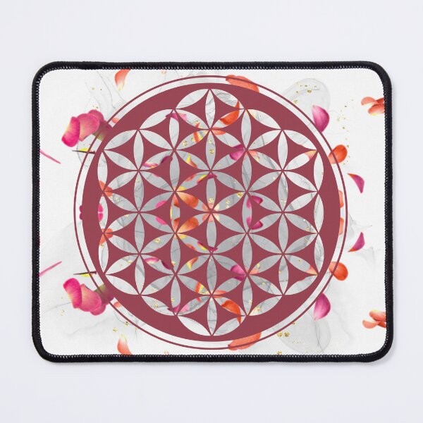 Item preview, Flower of life with rose petals designed and sold by shirt-de-sign.