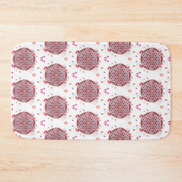 Item preview, Flower of life with rose petals designed and sold by shirt-de-sign.