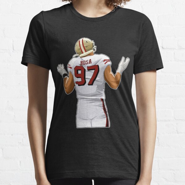 Nick Bosa #97 San Francisco 49ers Gold Rush Red / Black Shirt