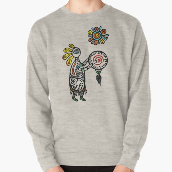 Shamanic sun Pullover Sweatshirt