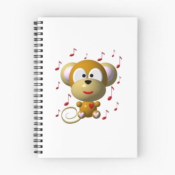 Item preview, Cute musical monkey designed and sold by Artist4God.