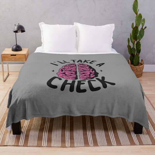 Item preview, I'll Take a Brain Check - Lazy Day designed and sold by goldentusk.