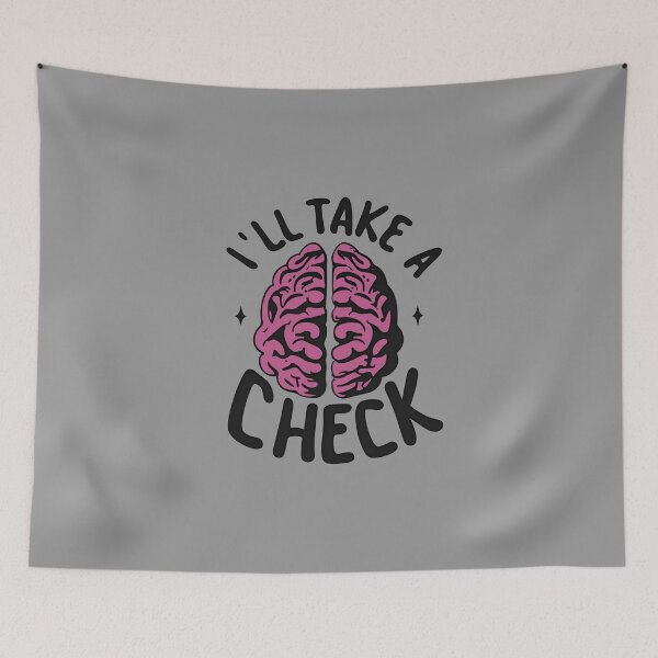 Item preview, I'll Take a Brain Check - Lazy Day designed and sold by goldentusk.