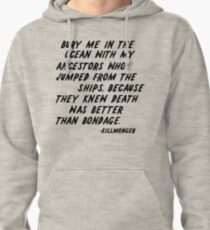 KILLMONGER | BURY ME - BLACK Pullover Hoodie