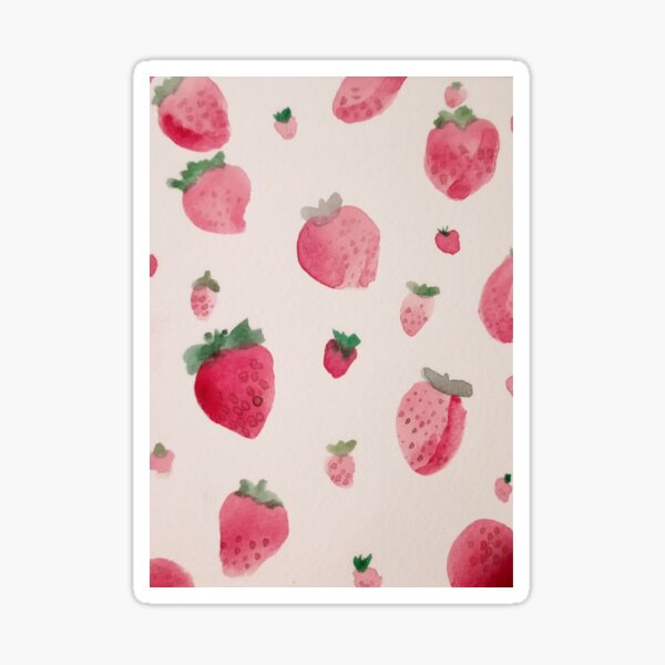 Artikel-Vorschau von Erdbeer-Sensation, designt und verkauft von Dizzy Peach Designs.