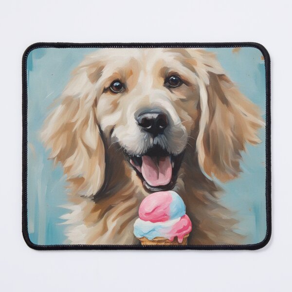Item preview, Icecream Golden Retriever Dog designed and sold by PetArt ⭐⭐⭐⭐⭐.